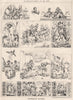 Raphael's school . Italy 1876 old antique vintage print picture
