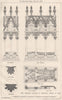 York Cathedral, monument of Archbishop Walter de Gray. Yorkshire 1876 print