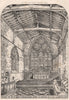 Church of St. Mary, Edlesborough, Buckinghamshire - as restored 1876 old print