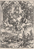 The Apocalypse - The Vision of the Throne . Fantasy 1876 old antique print
