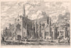 St. Patrick's Cathedral, Dublin. Ireland 1876 old antique print picture