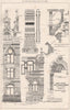 Doulton new studios & showrooms, High Street, Lambeth SE 1876 old print
