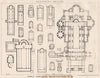 Early Christian architecture PL. 3. Churches 1876 old antique print picture