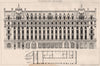 Holborn Viaduct Hotel; Lewis H. Isaacs, Architect. London 1876 old print