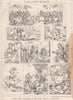 Italian School, End of XVIth. Century. Education 1876 old antique print