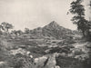Buffalo Mountains. Mount Dunn looking South-West. Victoria, Australia. 1908