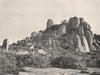 Buffalo Mountains. The Tombstones. Victoria, Australia. 1908 old antique print