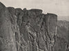 Buffalo Mountains. The Wall of China near the Horn. Victoria, Australia. 1908