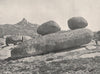 Buffalo Mountains. The table and Loaves. Victoria, Australia. 1908 old print