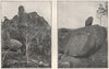Buffalo Mountains. The Monolith; The Logan Stone. Victoria, Australia. 1908