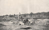 Alluvial Mining - Hauling Wash-Dirt with Horse Whip. Victoria, Australia. 1909