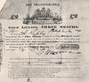 Gold mining licence, 1854. Victoria, Australia. 1909 antique print picture