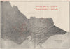 VICTORIA AUSTRALIA relief. Relative positions of the deep leads. Mining 1909 map