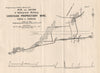 Cardigan Proprietary Mine, Cardigan. Victoria, Australia. Mining 1909 old map