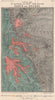 Dargo & Bogong alluvial & deep lead system. Victoria, Australia. Mining 1909 map