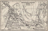 ROCHESTER & CHATHAM vintage town city map plan. Kent 1957 old vintage