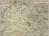 DARTMOOR NORTH. Okehampton Chagford Moretonhampstead. Vintage map. Devon 1939