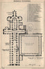 Norwich cathedral floor plan. Norfolk 1939 old vintage map chart