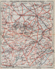 FLANDERS.Ypres Ieper Le Kemmel Hazebrouck Lille Bethune Armèntieres.WW1 1930 map