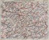 PICARDY NORD-PAS-DE-CALAIS. Arras Cambrai Douai Amiens Valenciennes 1930 map
