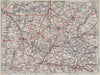 PICARDY PICARDIE. Amiens St Quentin Montdidier Soissons Compiègne Laon 1930 map