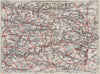 AISNE & MARNE VALLEYS. Reims Meaux Soissons Épernay Champagne Oise 1930 map