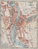 ÉPINAL EPINAL. Vintage town city ville map plan carte. Vosges 1930 old