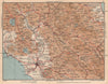 LAZIO ABRUZZO Roma Rome Terno l'Aquila. Italy 1956 old vintage map plan chart