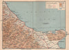 MOLISE PUGLIA. Pescara Monte Gargano. Italy 1956 old vintage map plan chart