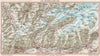 LENK-ADELBODEN-SIERRE-BRIG. Leukerbad Kanderstag Crans-Montana Aminona 1963 map