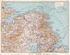 NORTHERN IRELAND. Londonderry Antrium. Vintage map plan. Ireland Ulster 1962