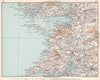 GALWAY BAY & SHANNON. Clare Limerick. Munster Connaught. Vintage map 1962