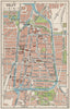 DELFT. Vintage town city map plan. Netherlands 1961 old vintage chart
