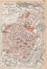 MODENA vintage town city pianta della città. Italy 1958 old vintage map chart