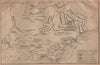 SOUTHERN FRENCH ALPS GEOLOGY. Provence. Alpine subalpine massifs 1925 old map