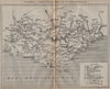 PROVENCE vintage attractions map monuments chateaux churches viewpoints 1925