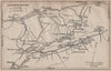 LA SAINTE-BAUME. Auriol St Zacharie Gémenos. Provence 1925 old vintage map
