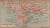 TOULON environs. Six-Fours Sanary La Seyne St Mandrier-sur-Mer. Var 1925 map