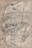 GRASSE vintage town city plan de la ville. Alpes-Maritimes 1925 old map