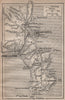 CAP D'ANTIBES. Juan-les-Pins & Antibes vintage plan. Alpes-Maritimes 1925 map