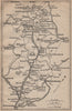 ISOLA. Alpes-Maritimes  1925 old vintage map plan chart