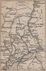 MERCANTOUR. Sospel Tende Peira-Cava Nice Monaco Menton. Alpes-Maritimes 1925 map
