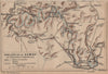 VALLÉE DE LA SEMOIS / Simwès. Bouillon-Florenville. Belgium 1920 old map