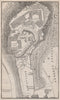 Ground plan of Edinburgh Castle. Scotland 1886 old antique map chart