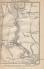 Rosslyn & Hawthornden. Scotland 1886 old antique vintage map plan chart