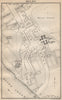 KELSO abbey ground plan & town plan. Scottish Borders 1886 old antique map
