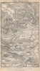 The Trossachs Trosachs. Loch Katrine & Loch Achray. Scotland 1886 old map
