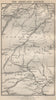 The Highland Railway. Inverness Perth Elgin. Scotland 1886 old antique map