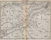 Loch Tay. Scotland 1886 old antique vintage map plan chart