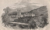 Balmoral Castle (from the north side of the Dee). Scotland 1886 old print